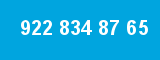 922 834 87 65 922 834 87 65